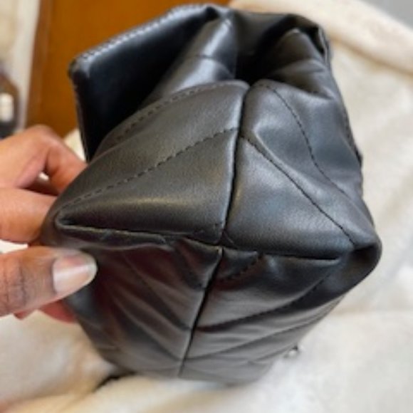 BADGLEY MISCHKA EUC QUILTED LEATHER SHOULDER/CROSSBODY BAG - Picture 7 of 12